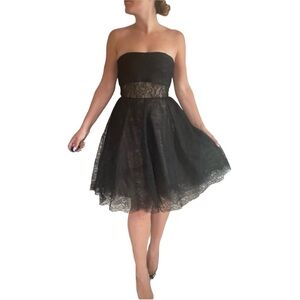 Jovani Lace Strapless Dress